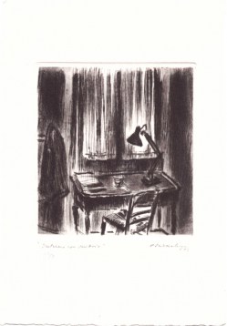 Interno con scrittoio di Francesco Sciaccaluga
